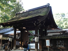 河合神社：山門