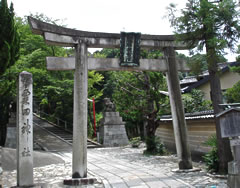 粟田神社：鳥居