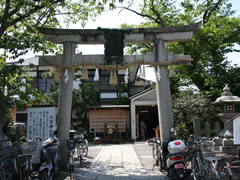須賀神社：入口鳥居
