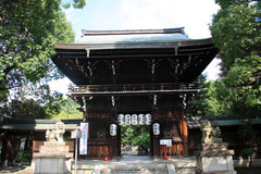 上御霊神社：山門