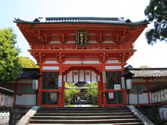 新日吉神宮：山門
