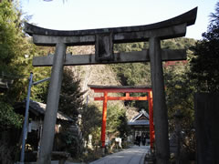 大豊神社：入口鳥居