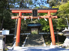 月読神社：鳥居