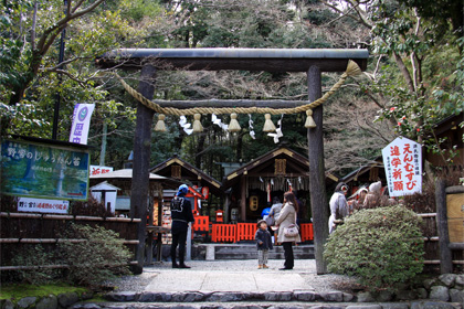 野宮神社：黒木鳥居