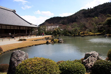 天龍寺:大方丈と曹源池